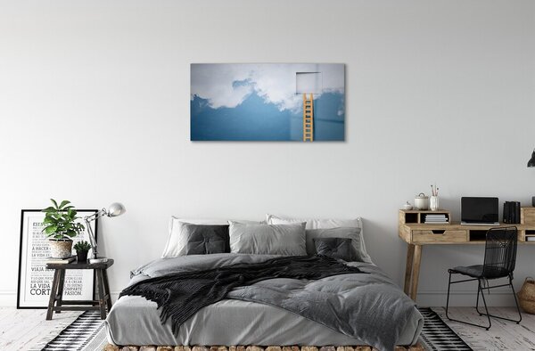 Sklenený obraz rebrík neba 100x50 cm 2 Prívesky