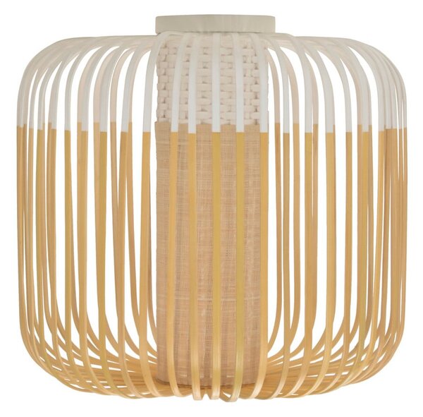Stropné Lampa Forestier, Bamboo, stmievateľné, Biela, Obývacia izba, Bambus, Dizajnový