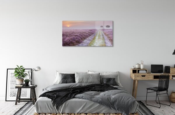 Sklenený obraz poľné vresy 100x50 cm 2 Prívesky