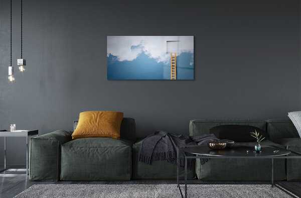 Sklenený obraz rebrík neba 100x50 cm 2 Prívesky