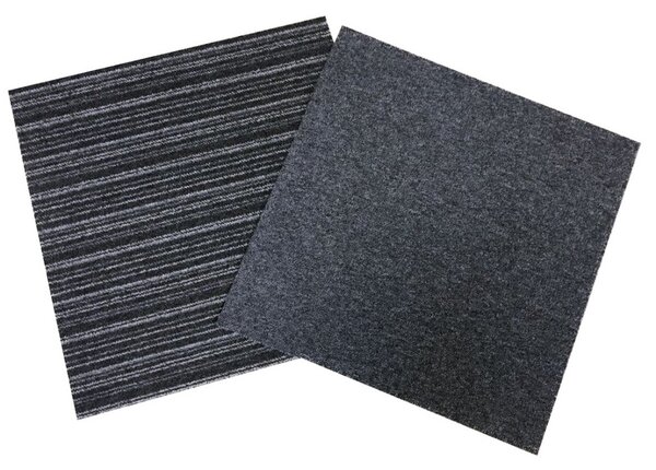 Vopi , AKCIA: 50x50 cm Kobercový štvorec Vienna antracit 7782 50 x 50 cm, chodba / predsieň