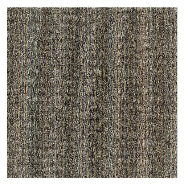 Tapibel , Kobercový štvorec Coral Lines 60309-50 hnedo-šedý 50 x 50 cm, chodba / predsieň