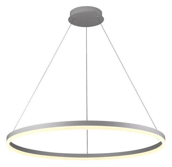 Brilagi - LED stmievateľný luster na lanku CIRCLE LED/55W/230V 3000-6500K strieborný + DO
