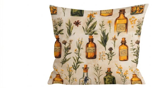 Obliečka na vankúš z mikrovlákna APOTHECARY 45x45 cm, krémová