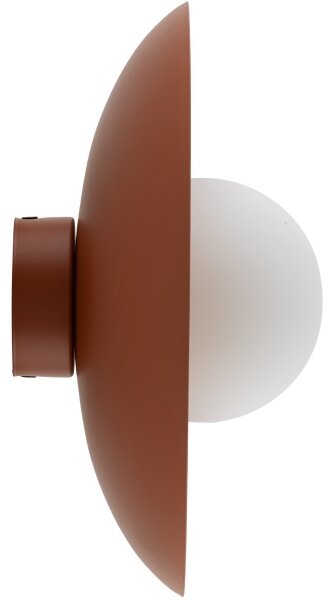 Nástenné svietidlo SLATE 1xG9/8W/230V pr. 28 cm tehlová