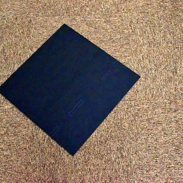 Tapibel , Kobercový štvorec Coral 58309 Bitumen hnedý 50 x 50 cm, chodba / predsieň