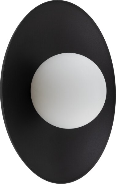 Nástenné svietidlo SLATE 1xG9/8W/230V pr. 28 cm čierna