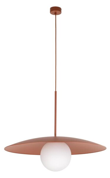 Luster na lanku SLATE 1xE27/15W/230V pr. 65 cm tehlová