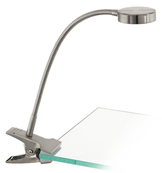 Eglo 54648 - LED Stolná lampa s klipom LED/4,5W/230V 3000K matný chróm