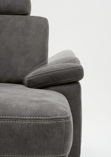 SEDACIA SÚPRAVA, textil, sivá Beldomo System - Sedačky