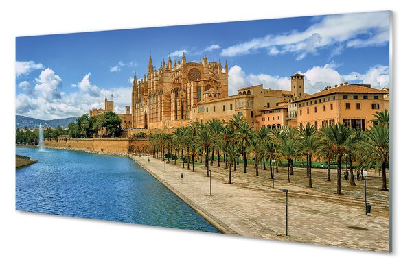 Nástenný panel  Španielsko gotická katedrála palma 100x50 cm