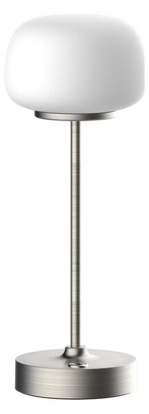 LED Stmievateľná dotyková stolná lampa RIMINI LED/2W/5V USB 2000 mAh chróm/biela