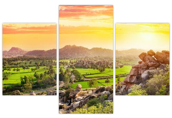 Obraz Hampi údolí v Indii (90x60 cm)