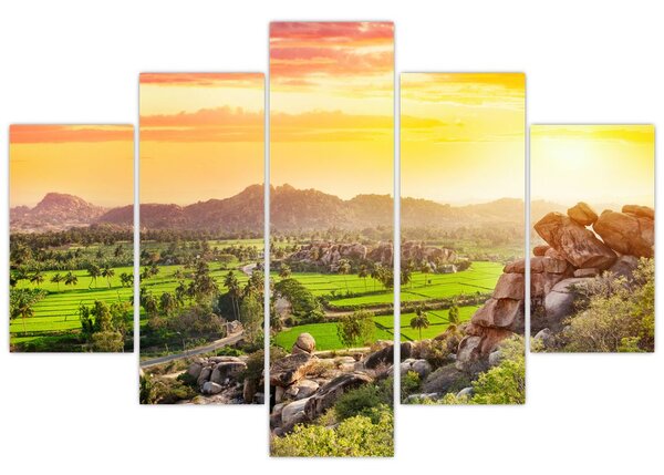 Obraz Hampi údolí v Indii (150x105 cm)