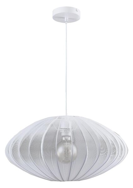 Luster na lanku KINU 1xE27/20W/230V pr. 50 cm biela