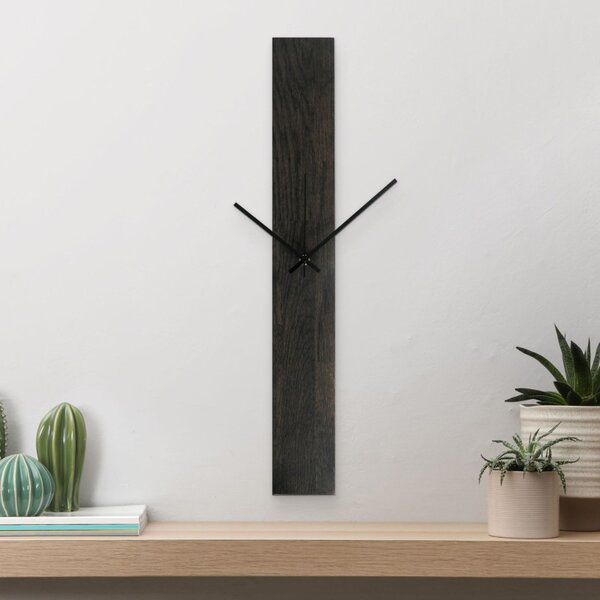 Elegantné drevené nástenné hodiny čierny I SENTOP MAS019-OSMO-3169
