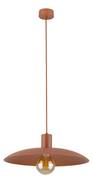 Luster na lanku ASTRA 1xE27/15W/230V pr. 41 cm tehlová