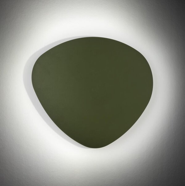 Nástenné svietidlo STONE 3xG9/8W/230V 37x49 cm zelená