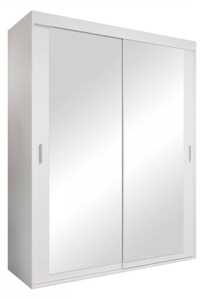 Mirjan24 Zrkadlová skriňa Satingo 160 V, Farby: Biela 5903211421426