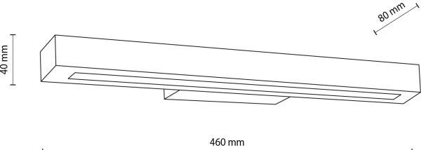 LED Nástenné svietidlo TEO LED/8W/230V 3000K borovica