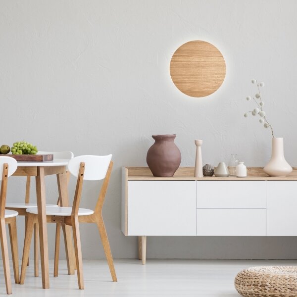 Nástenné svietidlo LUNA 3xG9/8W/230V pr. 30 cm béžová
