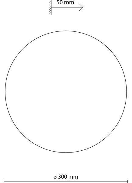 Nástenné svietidlo LUNA 3xG9/8W/230V pr. 30 cm béžová
