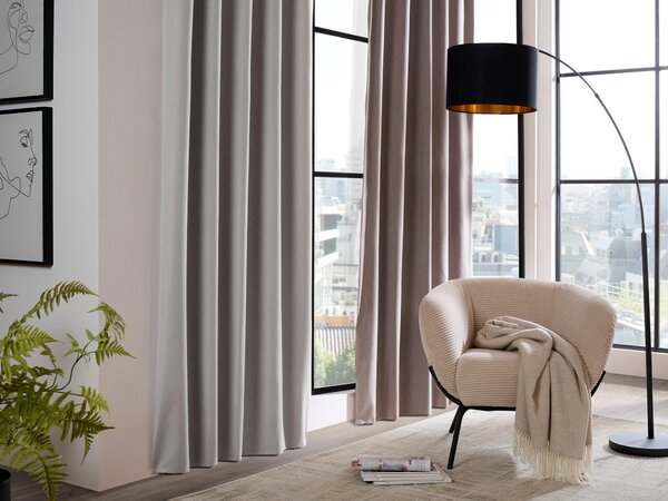 HOTOVÝ ZÁVES, black-out (neprepúšťa svetlo), 140/245 cm Esposa - Záclony & závesy