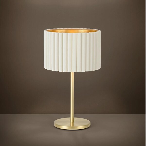 Eglo 39766 - Stolná lampa TAMARESCO 1xE27/40W/230V biela