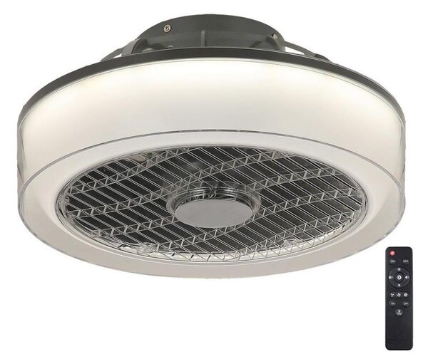 Rabalux - LED Stmievateľné stropné svietidlo s ventilátorom LED/30W/230V + DO