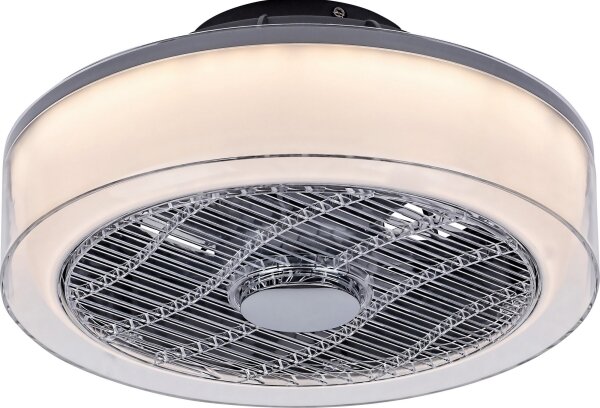 Rabalux - LED Stmievateľné stropné svietidlo s ventilátorom LED/30W/230V + DO