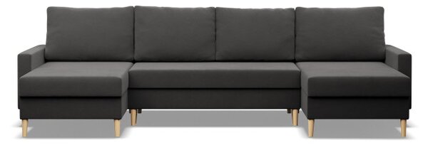 Sedacia súprava BLANK Comfort v tvare U sivá
