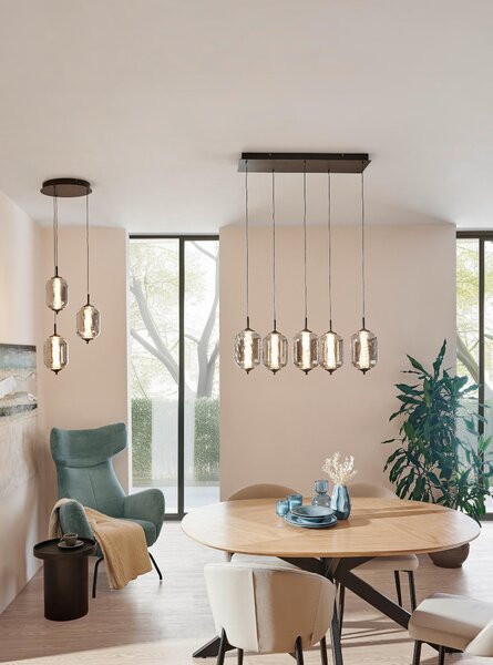 ZÁVESNÉ LED SVIETIDLO, 42/120 cm Novel - Interiérové svietidlá