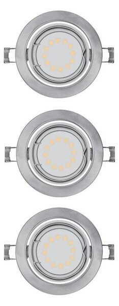 Osram - SADA 3x LED Podhľadové svietidlo 3xGU10/3W/230V
