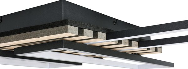 STROPNÉ LED SVIETIDLO, 73,5/66,5/7,5 cm Novel - Interiérové svietidlá