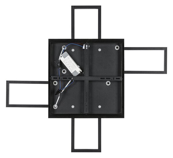 STROPNÉ LED SVIETIDLO, 73,5/66,5/7,5 cm Novel - Interiérové svietidlá