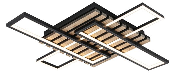 STROPNÉ LED SVIETIDLO, 73,5/66,5/7,5 cm Novel - Interiérové svietidlá