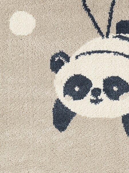 Koberec Hanse Home ADVENTURES DREAMY PANDA béžový / krémový