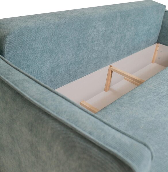 ROZKLADACIA POHOVKA, textil, modrosivá home24 - Sedačky