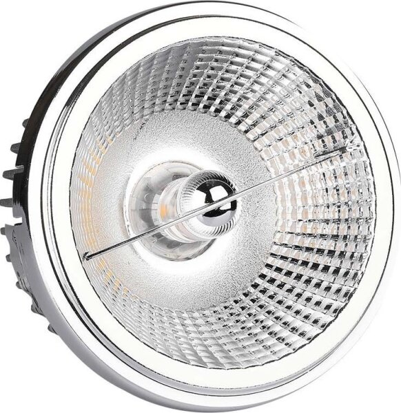 LED Podhľadové bodové svietidlo LED/20W/230V 6400K pr. 11 cm lesklý chróm
