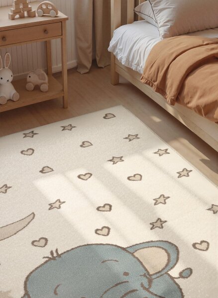 Koberec Hanse Home ADVENURES LITTLE ELLIE krémový