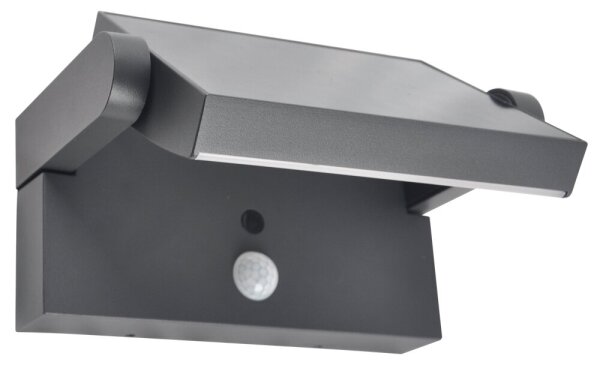 Brilagi LED solárne nástenné svietidlo s čidlom ANKLE LED/10W/3,7V 4000K IP65