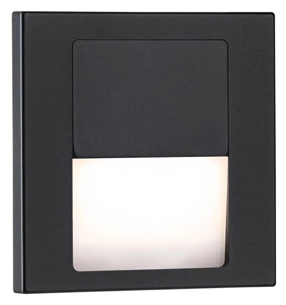 Paulmann 80001 - LED/1W Schodiskové svietidlo TSARO 230V Follow/čierna