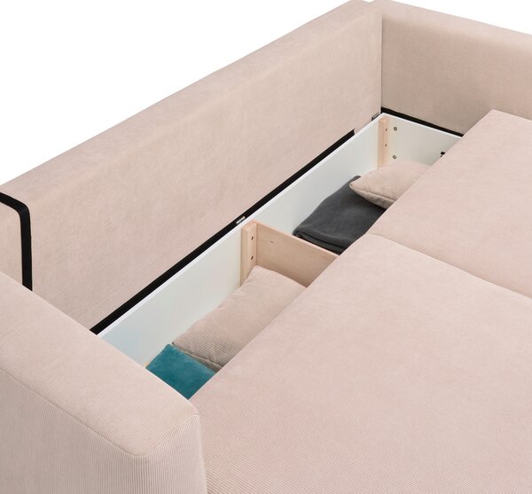 ROZKLADACIA POHOVKA, textil, béžová Carryhome - Sedačky