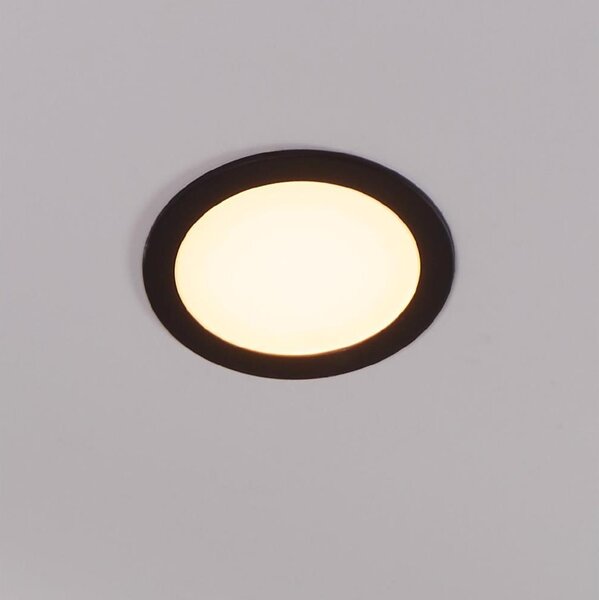 Eglo 31744 - LED stmievateľné kúpeľňové svietidlo FUEVA-Z 10,5W/230V IP44 čierne