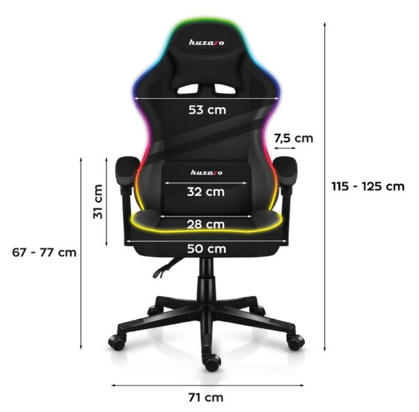 Herná stolička Force 4.4 RGB Black