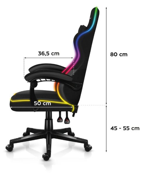 Herná stolička Force 4.4 RGB Black