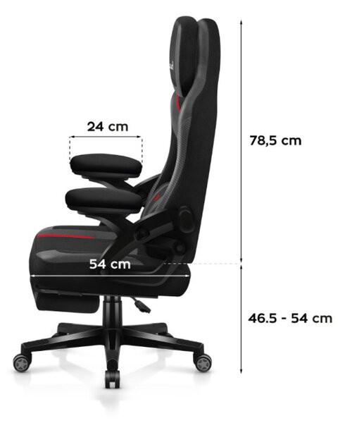 Herná stolička Combat 4.6 Carbon