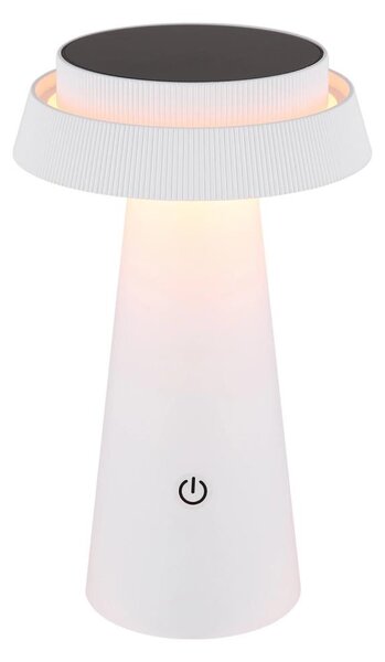 Globo 36624W - LED Stmievateľná solárna dotyková lampa LED/4W/3,7W IP54 biela