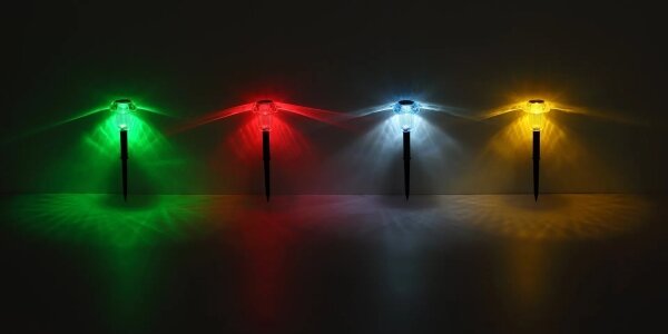 Globo 33987-4 - SADA 4x LED RGB Solárne svietidlo LED/0,05W/3V IP44