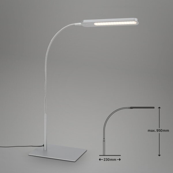 Briloner 7389-014 - LED Stmievateľná stolná lampa SERVO LED/8W/230V 3000/6500K